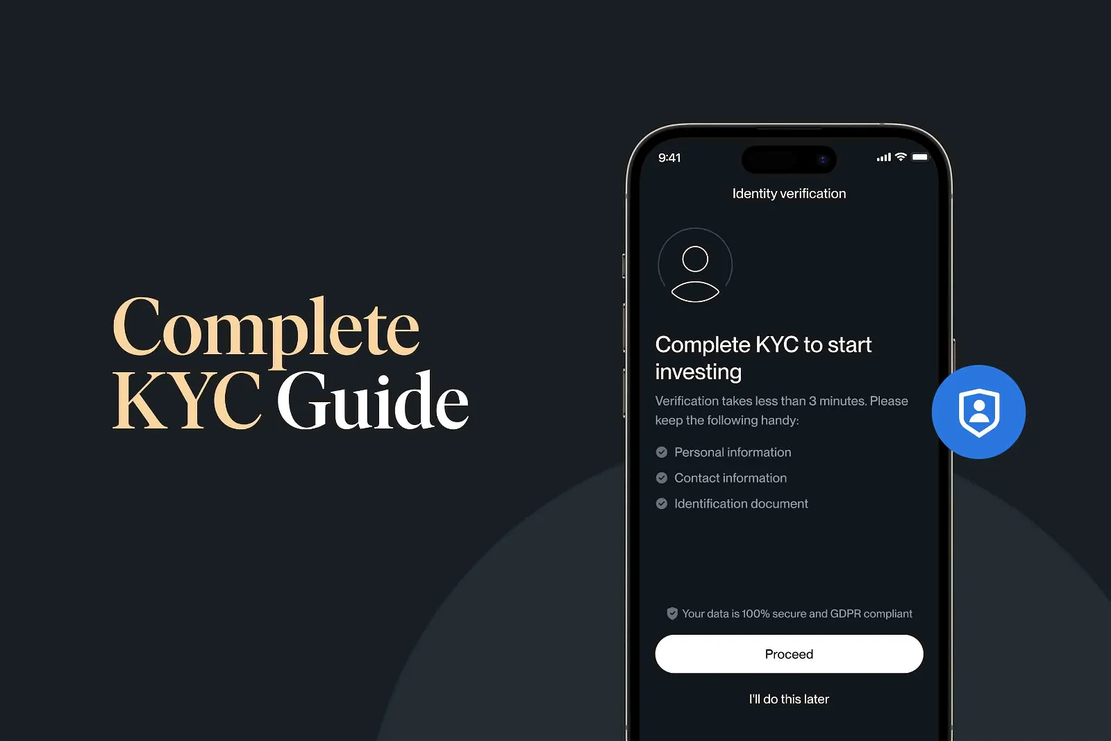 How to complete KYC at Hedonova?